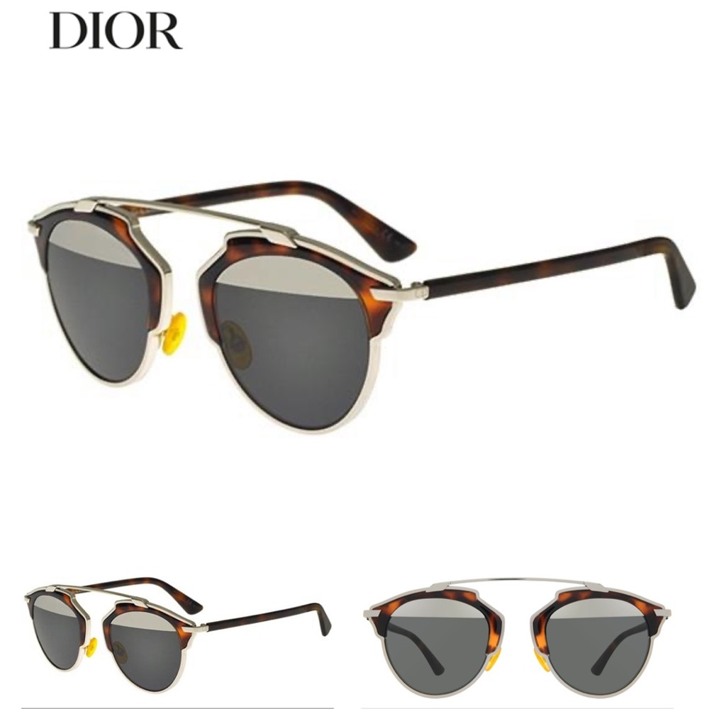 Dior So Real Havana / Silver Gunmetal sunglasses